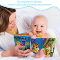 Soft Baby Fabric Book Interactive Sensory Activity Cloth Book for Babies First Educational Montessori Early Learning Game