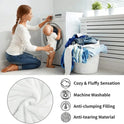 Soft Super Thick Winter Warm Blanket Artificial Lamb Cashmere Weighted Blankets for Beds Cozy Thicker Warmth Quilt Comforter