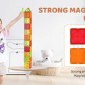 VEVOR 56 PCS Magnetic Tiles Magnet Building Blocks Set Construction Game Stacking Toys STEM Sensory Educational for Kids Gift