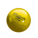 Yellow 2.0 kg / 4.4 lb spherical THERABAND Soft Weights for Hands & Wrists for balance practice.